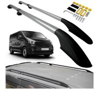 CHROMEMASTER | Compatibles avec Renault Trafic 3 Short L1 2014+ | Les Barres de Toit | Conçus pour Le Montage de Barres de Toit, de Coffres de Toit ou de Porte-vélos | Structure en Aluminium Durable