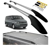 CHROMEMASTER | Compatibles avec VW T5 Multivan Short 2003-2015 | Les Barres de Toit | Conçus pour Le Montage de Barres de Toit, de Coffres de Toit ou de Porte-vélos | Structure en Aluminium Durable