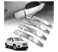 CHROMEMASTER | Coques de Poignées de Porte Extérieures Compatibles avec Chevrolet Trax 2013-2023 | Acier inoxydable ; Couleur: Chrome ; Protection et Nouveau Look pour vos Poignées de Porte ; 8 pcs