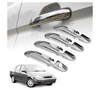CHROMEMASTER | Coques de Poignées de Porte Extérieures Compatibles avec Ford Focus Berline 4D 2005-2009 | Acier inoxydable ; Chrome ; Protection et Nouveau Look pour vos Poignées de Porte ; 8 pcs