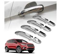 CHROMEMASTER | Coques de Poignées de Porte Extérieures Compatibles avec Ford Kuga PRE-FL 2013-2017 | Acier inoxydable ; Couleur: Chrome ; Protection et Nouveau Look pour vos Poignées de Porte ; 8 pcs
