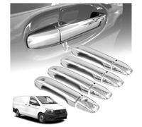 CHROMEMASTER | Coques de Poignées de Porte Extérieures Compatibles avec Mercedes Vito 2014+ | Acier inoxydable ; Couleur: Chrome ; Protection et Nouveau Look pour vos Poignées de Porte ; 8 pcs