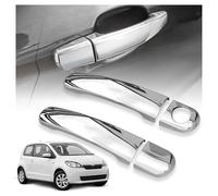 CHROMEMASTER | Coques de Poignées de Porte Extérieures Compatibles avec Skoda Citigo Hayon 3D 2012-2018 | Acier inoxydable ; Chrome ; Protection et Nouveau Look pour vos Poignées de Porte ; 4 pcs