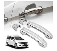 CHROMEMASTER | Coques de Poignées de Porte Extérieures Compatibles avec VW Caddy 2015-2020 | Acier inoxydable ; Couleur: Chrome ; Protection et Nouveau Look pour vos Poignées de Porte ; 4 pcs