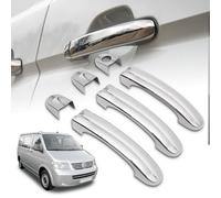 CHROMEMASTER | Coques de Poignées de Porte Extérieures Compatibles avec VW California T5 2003-2015 | Acier inoxydable ; Couleur: Chrome ; Protection et Nouveau Look pour vos Poignées de Porte ; 6 pcs