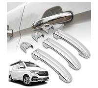 CHROMEMASTER | Coques de Poignées de Porte Extérieures Compatibles avec VW California T6.1 2019-2024 Acier inoxydable ; Couleur: Chrome ; Protection et Nouveau Look pour vos Poignées de Porte ; 6 pcs
