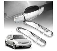 CHROMEMASTER | Coques de Poignées de Porte Extérieures Compatibles avec VW Golf Hayon 3D 1997-2004 | Acier inoxydable ; Couleur: Chrome ; Protection et Nouveau Look pour vos Poignées de Porte ; 4 pcs