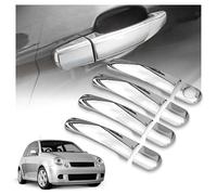 CHROMEMASTER | Coques de Poignées de Porte Extérieures Compatibles avec VW Lupo Hayon 5D 1998-2005 | Acier inoxydable ; Couleur: Chrome ; Protection et Nouveau Look pour vos Poignées de Porte ; 8 pcs