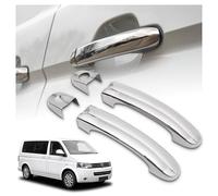 CHROMEMASTER | Coques de Poignées de Porte Extérieures Compatibles avec VW Multivan T5 2003-2015 | Acier inoxydable ; Couleur: Chrome ; Protection et Nouveau Look pour vos Poignées de Porte ; 4 pcs