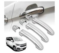CHROMEMASTER | Coques de Poignées de Porte Extérieures Compatibles avec VW Multivan T6.1 2019-2022 | Acier inoxydable ; Couleur: Chrome ; Protection et Nouveau Look pour vos Poignées de Porte ; 6 pcs