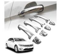 CHROMEMASTER | Coques de Poignées de Porte Extérieures Compatibles avec VW Passat Berline 4D PRE-FL 2014-2019 Acier inoxydable ; Chrome ; Protection et Nouveau Look pour vos Poignées de Porte ; 8 pcs