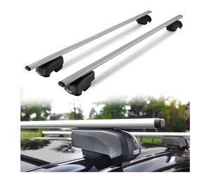 CHROMEMASTER Galerie de Toit, Barres de Toit ; Compatible avec Hyundai Santa Fe 2012-2018 ; pour Le Transport de Coffre de Toit, de Porte-vélos, D’échelles; Poutres de Toit en Acier Durables