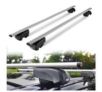 CHROMEMASTER Galerie de Toit, Barres de Toit ; Compatible avec Mitsubishi Outlander 2012-2022 ; pour Le Transport de Coffre de Toit, de Porte-vélos, D’échelles; Poutres de Toit en Acier Durables