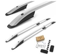 CHROMEMASTER | Les Barres de Toit Compatible avec Fiat Doblo L1 Court 2001-2010; Rails de Toit Conçus pour Le Montage de Barres de Toit, de Coffres de Toit, de Porte-vélos | Aluminium Durable