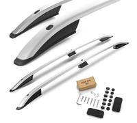 CHROMEMASTER | Les Barres de Toit Compatible avec Ford Transit Connect L1 | SWB Court 2024+; Rails de Toit Conçus pour Le Montage de Barres de Toit, de Coffres de Toit, de Porte-vélos | Aluminium