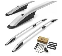 CHROMEMASTER | Les Barres de Toit Compatible avec VW Caddy L1 | SWB Court 2003-2010; Rails de Toit Conçus pour Le Montage de Barres de Toit, de Coffres de Toit, de Porte-vélos | Aluminium Durable