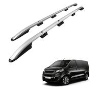 CHROMEMASTER | Les Barres de Toit | Compatibles avec Peugeot Expert 2016- L3/Long Conçus pour Le Montage de Barres de Toit, de coffres de Toit ou de Porte-vélos | Structure en Aluminium Durable