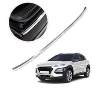 Chromemaster | Protection de Pare-Chocs arrière | Compatible avec Hyundai Kona 2018- | Acier INOX brossé, Argent Mat | Protection de seuil de Coffre pour protéger Votre Voiture des Rayures