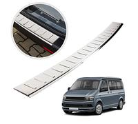 CHROMEMASTER | Protection de Pare-Chocs arrière | Compatible avec VW T5 California 2003-2015 | Acier Inoxydable Poli/Chrome | Protection de seuil de Coffre pour protéger Votre Voiture des Rayures