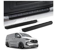 CHROMEMASTER | Protection Seuil de Porte de Voiture Compatible avec Ford E-Transit Custom 2023+ | Plastique ABS, Mat, Noir; Protection Anti-rayures - Accessoire Auto Adhésif: 2 pcs