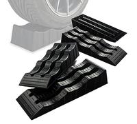 CHROMEMASTER | Rampe, Rampes pour Mobil-Homes, Camping-Cars, Caravanes ; Le lot Contient 4 pcs | Cales de Montée pour Camping-Car ; Charge Max. 4 tonnes | Plastique Durable