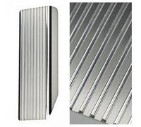 CHROMEMASTER | Repose-pied Conducteur en Acier Inoxydable - Plaque Antidérapante, Sans Perçage, Compatible avec Skoda Kamiq 2019+ ; Accessoire auto : Plaque Talon de Protection & Moulure Décorative