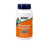 Now Foods Complément alimentaire Picolinate de Chrome 200 mcg – 250 gélules végétales