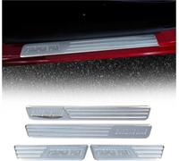 Chromline Chrome Seuils de porte Barre de protection de porte Cadre de porte en acier inoxydable 4 pcs