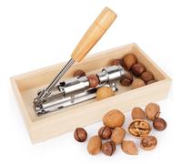 ChromLives Casse-Noix et Noisettescasse Professionnelcasse-Noix en Acier Inoxydable Pince Noyer Idéal pour Secs à Coques comme des Noix, Amandes,Noisettes