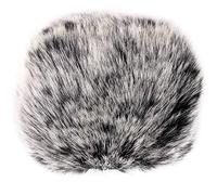 ChromLives Furry Muff de Pare-Brise, Cache-Vent de Micro, Cache-Vent de Microphone extérieur Compatible avec Zoom H5 H6 et Plus, Gris