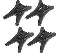 ChromLives Support de Flash Stand Speedlite Support Flash pour Appareil Photo avec Fil de Trépied en Métal de 1/4" pour Flash de Lumière pour Canon Nikon Sigma Pentax Olympus Panasonic, Paquet de 4