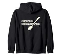 Chronic Pain Counting My Spoons Invisible Illness Warrior Sweat à Capuche