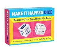 Chronicle Books Make It Happen Dice: Approach Your Task, Reset Your Brain