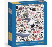 CHRONICLE BOOKS Puzzle Bonjour les animaux du monde 500 pièces