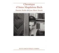 Chronique d’Anna Magdalena Bach - Jean-Marie Straub - Ombres - Poche - Roman