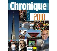 CHRONIQUE DE L'ANNEE 2010