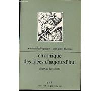 Chronique des idées d'aujourd'hui