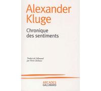 Chronique des sentiments