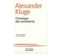 Chronique des sentiments – Gallimard