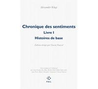 Chronique des sentiments Histoires de base - Alexander Kluge - P.o.l. - broché - Roman