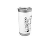 Chronique des squelettes dansants de Nuremberg Gobelet isotherme en acier inoxydable double paroi