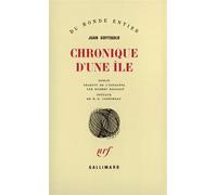 Chronique d'une île Juan Goytisolo (Auteur), Maurice Edgar Coindreau (Préface), Robert Marrast (Traduction)