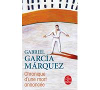 Chronique d'une mort annoncée - Gabriel García Márquez - Lgf - Poche - Roman