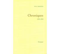 Chroniques, 1931-1954