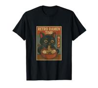 Chroniques culinaires rétro du Chat Ramen T-Shirt