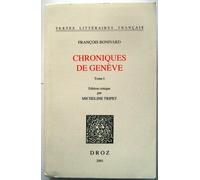 Chroniques De Genève - Tome 1, Des Origines À 1504