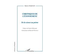 Chroniques de l'étonnement De la science au poème - Maurice Couquiaud - L'harmattan - broché - Essai