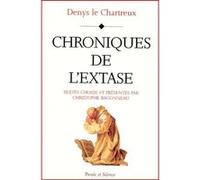 Chroniques de l'extase Chartreux denis (Auteur)