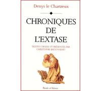 Chroniques de l'extase - Chartreux denis - Parole Et Silence Eds - broché - Essai