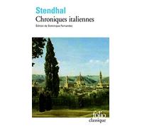 Stendhal – Chroniques italiennes – Gallimard